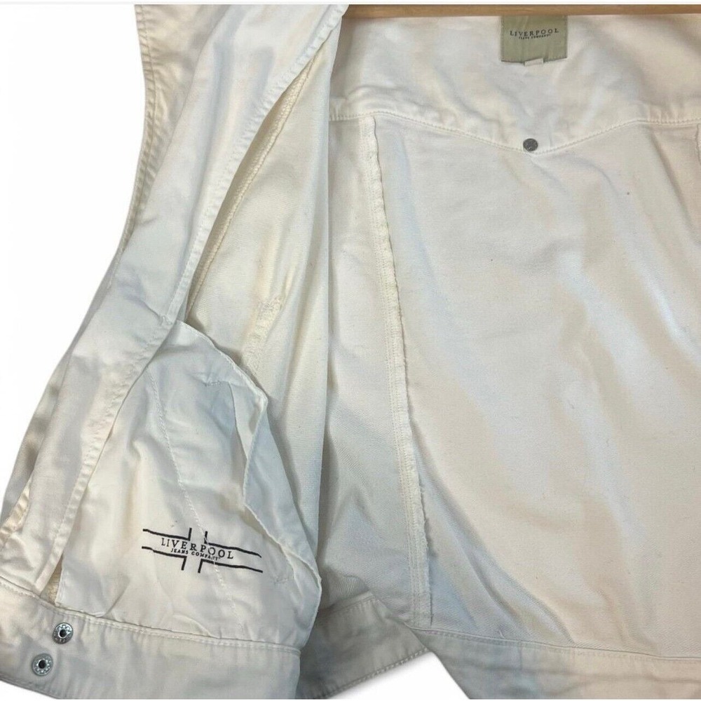 Liverpool‎ Jeans Company Jacket Cotton Size Medium - Picture 4 of 7